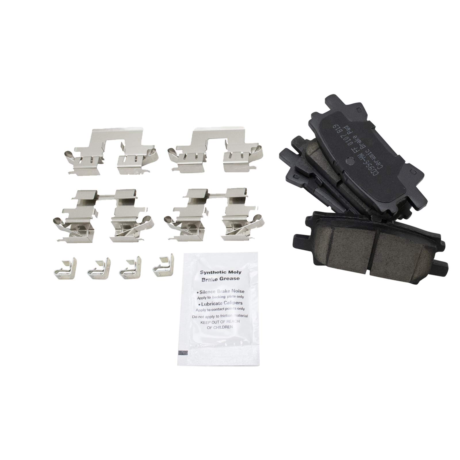 Foto 3 | Kit De Pastillas De Freno Y Rotor Trq Trasero Compatible Con Lexus Toyota - Venta Internacional.