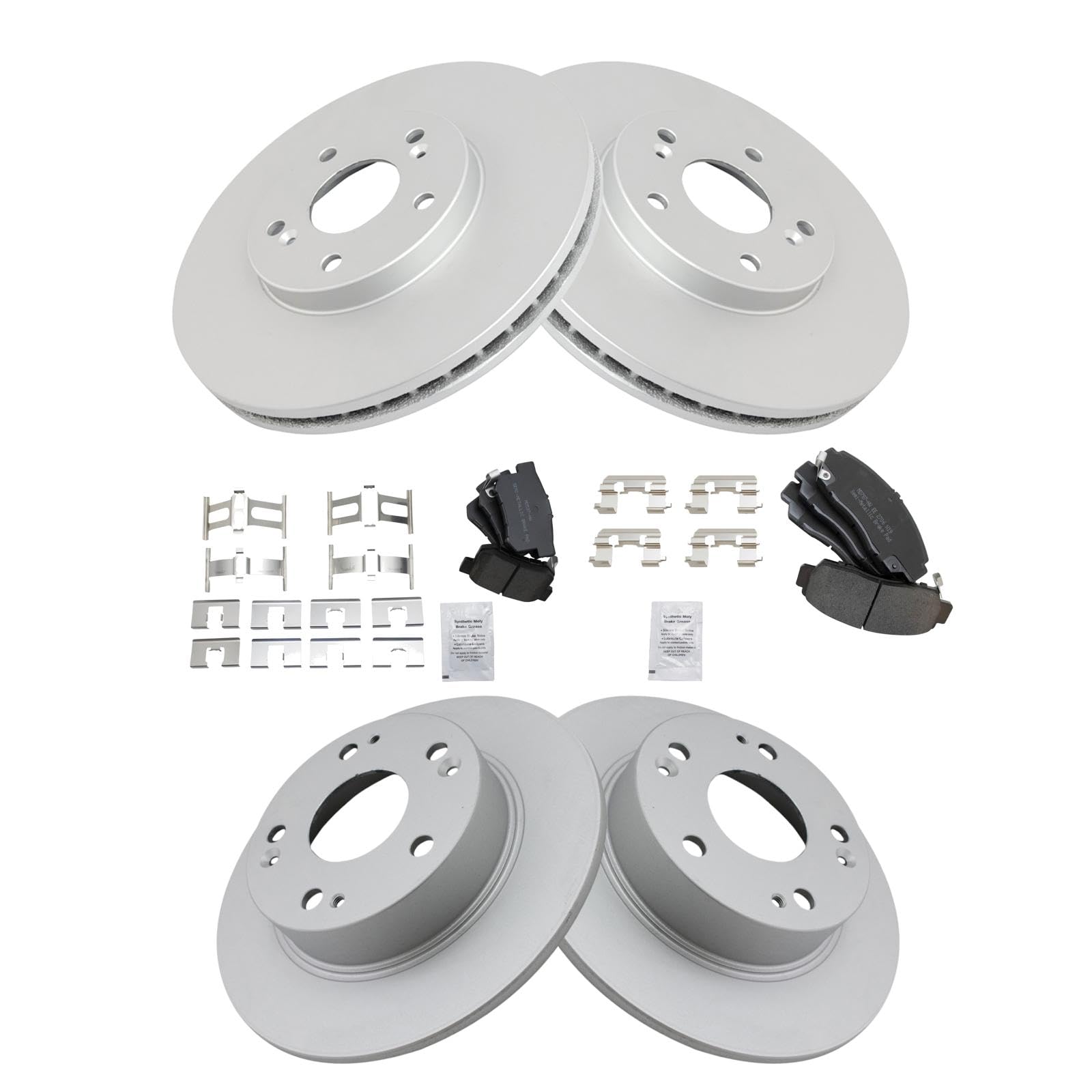Foto 3 pulgar | Kit De Pastillas De Freno Y Rotor Trq Para Acura Tsx 04-08 Honda Accord 03-07 - Venta Internacional.