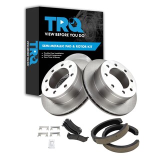 Foto 1 | Kit De Pastillas De Freno Y Rotor Trq Trasero Para Chevrolet 2003-2005 - Venta Internacional.