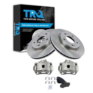 Foto 1 | Kit De Pastillas De Freno Y Rotor Trq Delantero Semimetálico Para Hyundai Elantra - Venta Internacional.