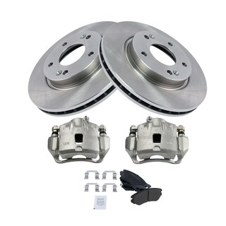 Foto 2 | Kit De Pastillas De Freno Y Rotor Trq Delantero Semimetálico Para Hyundai Elantra - Venta Internacional.