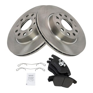 Foto 2 | Kit De Pastillas De Freno Y Rotor Trq Delantero Semimetálico Para Audi A3 2011 - Venta Internacional.