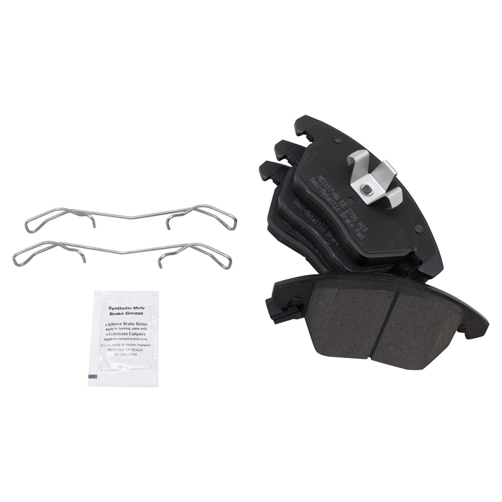 Foto 3 | Kit De Pastillas De Freno Y Rotor Trq Delantero Semimetálico Para Audi A3 2011 - Venta Internacional.
