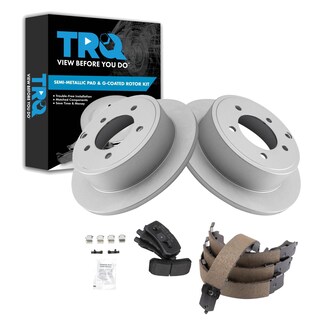 Foto 1 | Kit De Pastillas De Freno Y Rotor Trq Para Chrysler 08-14 Dodge 07-14 - Venta Internacional.