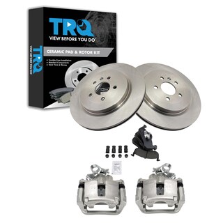 Foto 1 | Kit De Pastillas De Freno Y Rotor Trq Rear Ceramic Para Lincoln Mkt - Venta Internacional.