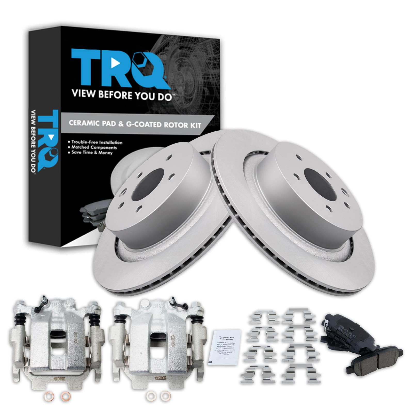 Foto 2 pulgar | Kit De Pastillas De Freno Y Rotor Trq Trasero Compatible Con Infiniti - Venta Internacional.