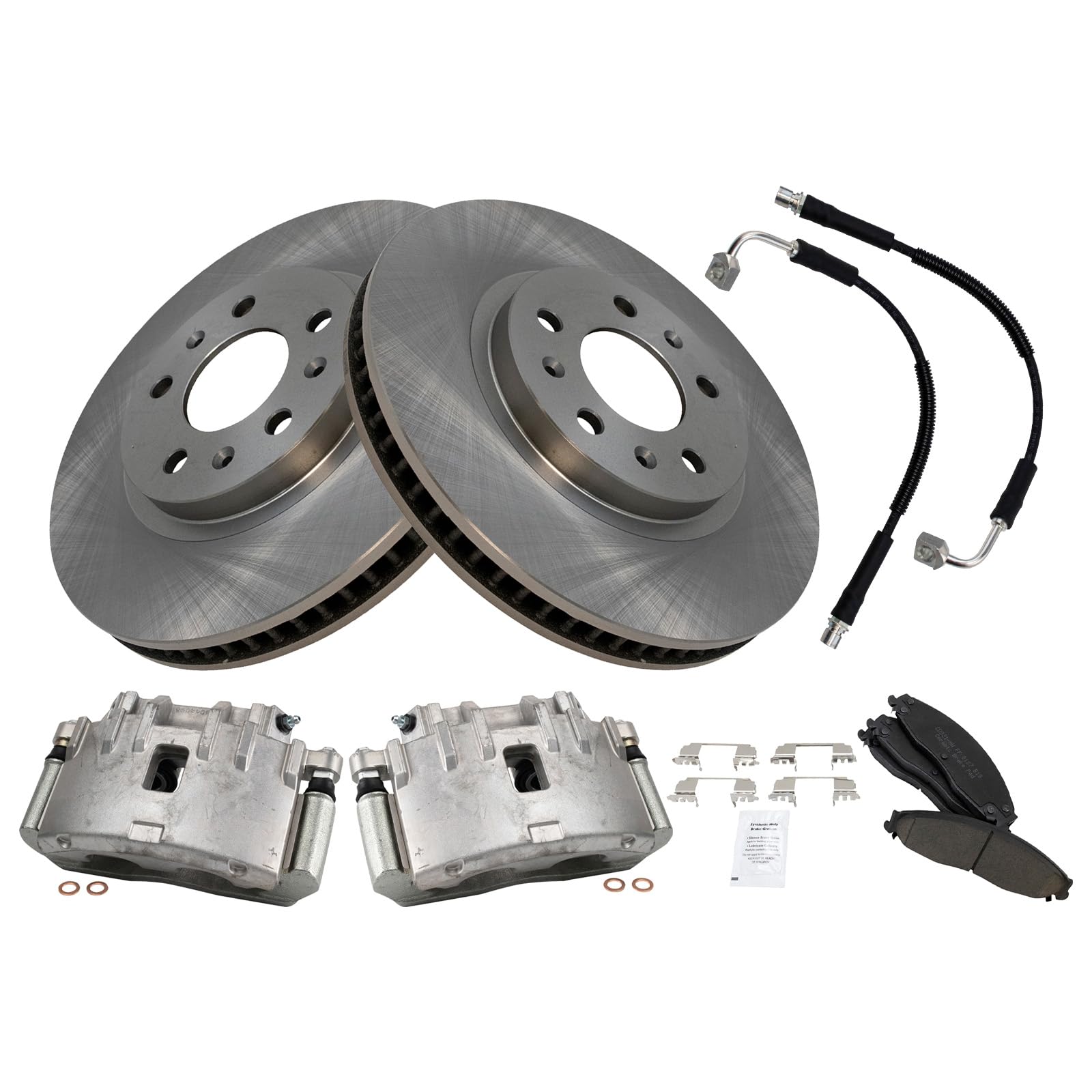 Foto 3 pulgar | Kit De Pastillas De Freno Y Rotor Trq Ceramic Para Cadillac Cts 2006-2007 - Venta Internacional.