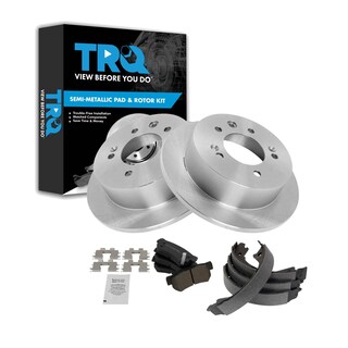 Foto 1 | Kit De Pastillas De Freno Y Rotor Trq Trasero Semimetálico Para Hyundai Elantra - Venta Internacional.