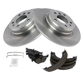 Foto 2 | Kit De Pastillas De Freno Y Rotor Trq Trasero Para Bmw 740il 1994 - Venta Internacional.