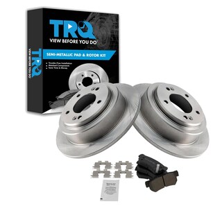 Foto 1 | Kit De Pastillas De Freno Y Rotor Trq Trasero Semimetálico Para Kia Amanti 04-06 - Venta Internacional.