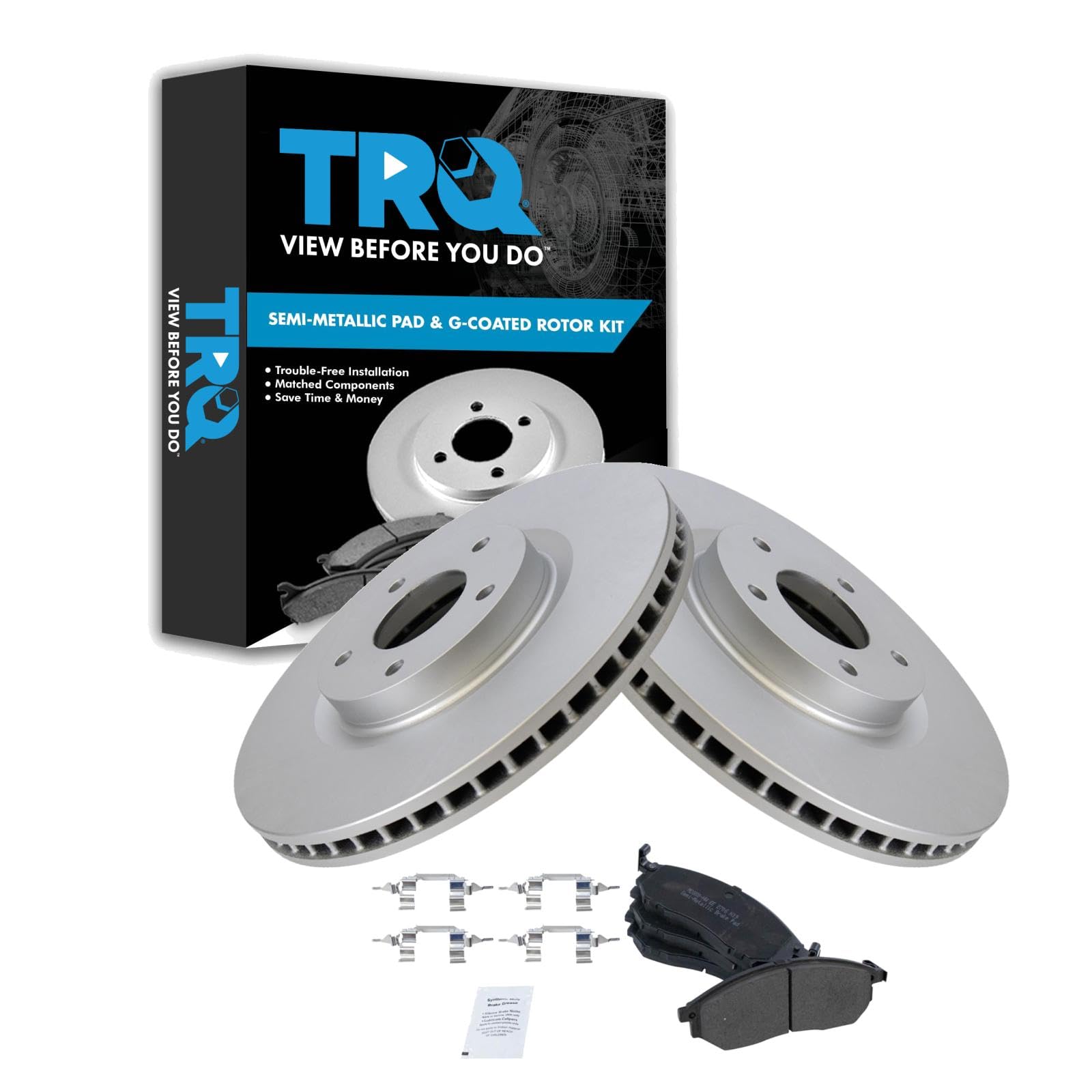 Kit De Pastillas De Freno Y Rotor Trq Compatible Con Infiniti 08-19 - Venta Internacional. $6,466