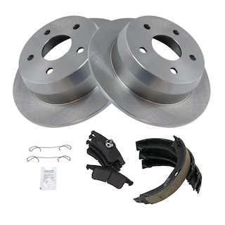 Foto 2 | Kit De Pastillas De Freno Y Rotor Trasero Trq Semimetálico Para Jeep Grand Cherokee 1999-2004 - Venta Internacional.