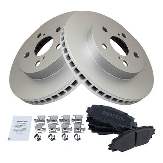 Foto 2 | Kit De Pastillas De Freno Y Rotor Trq Compatible Con Toyota 16-21 - Venta Internacional.