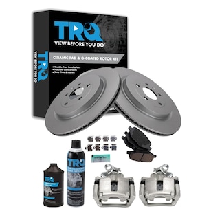 Foto 1 | Kit De Pastillas De Freno Y Rotor Trq Trasero Compatible Con Ford Y Lincoln - Venta Internacional.