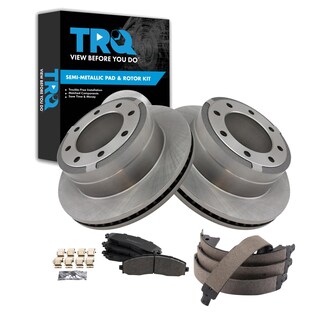 Foto 1 | Kit De Pastillas Y Rotor De Freno Trq Trasero Semimetálico F-250 F-350 - Venta Internacional.