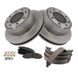 Foto 2 | Kit De Pastillas Y Rotor De Freno Trq Trasero Semimetálico F-250 F-350 - Venta Internacional.