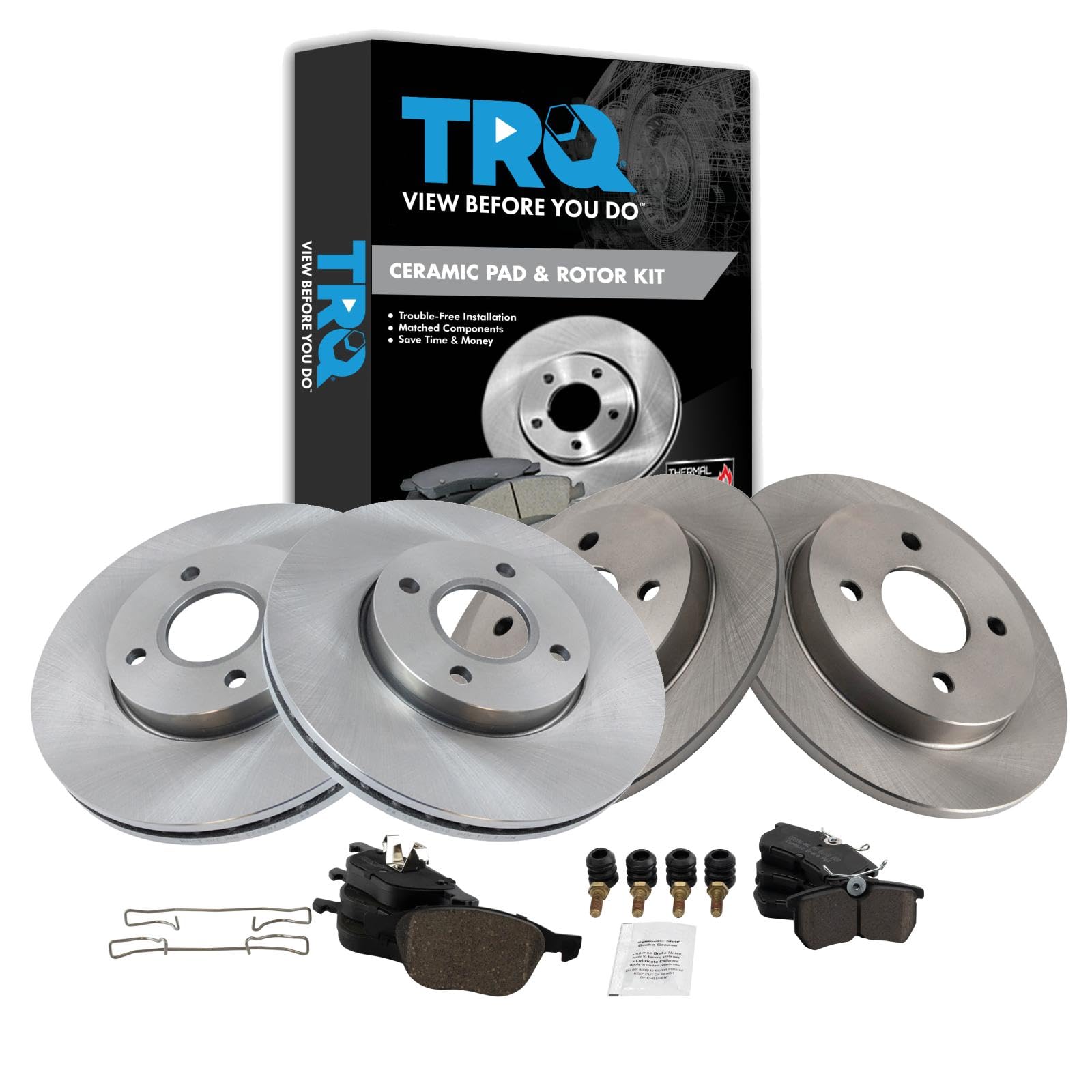 Foto 2 pulgar | Kit De Pastillas De Freno Y Rotor Trq Ceramic Para Ford Focus 2005-2007 - Venta Internacional.