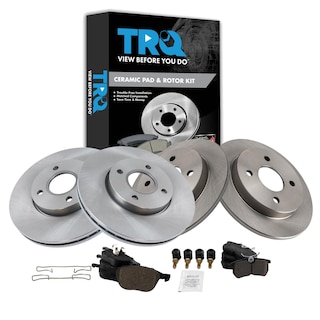 Foto 1 | Kit De Pastillas De Freno Y Rotor Trq Ceramic Para Ford Focus 2005-2007 - Venta Internacional.