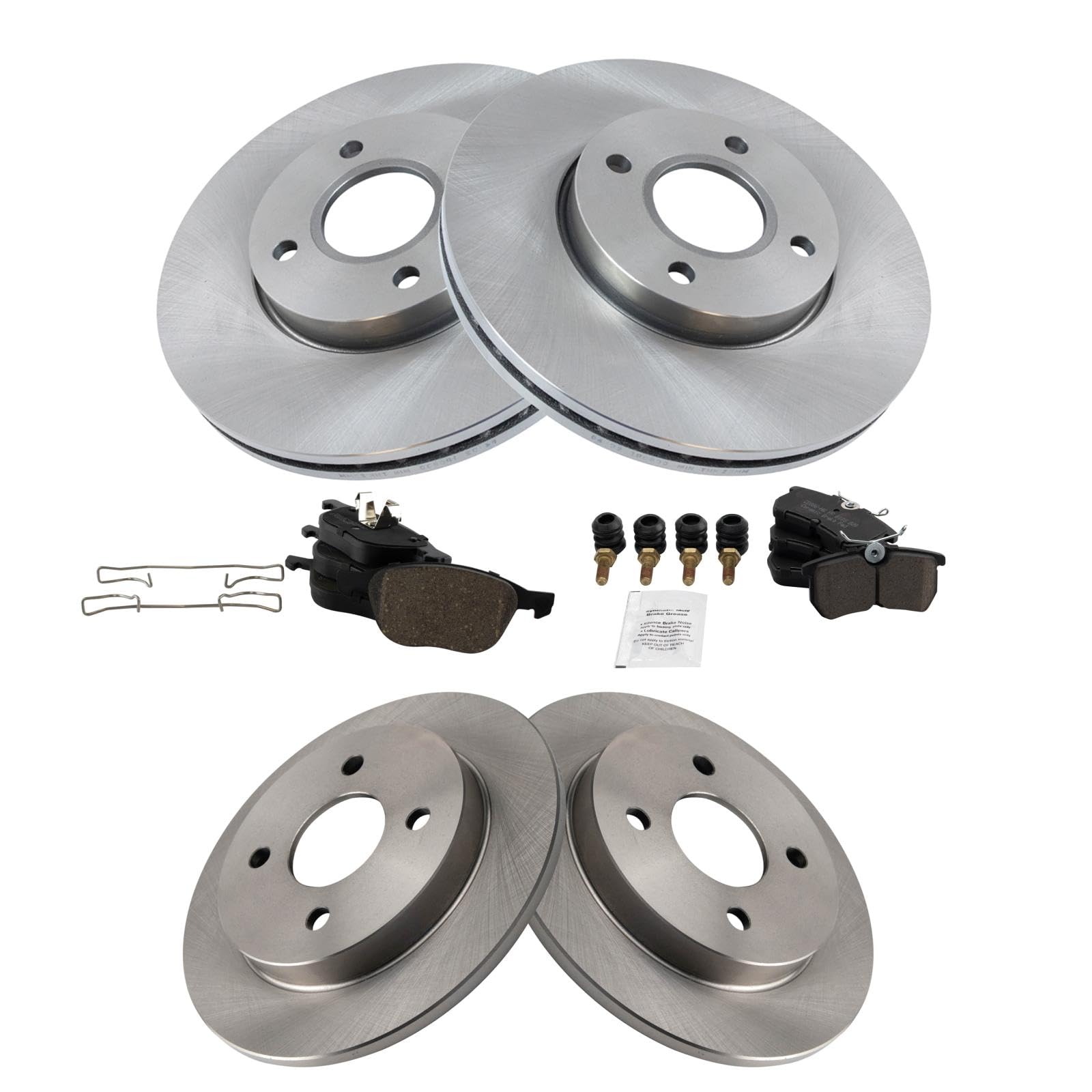 Foto 3 pulgar | Kit De Pastillas De Freno Y Rotor Trq Ceramic Para Ford Focus 2005-2007 - Venta Internacional.