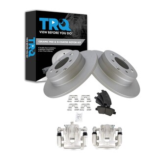 Foto 1 | Kit De Pastillas De Freno Y Rotor Trasero Trq Compatible Con Kia 2014-2015 - Venta Internacional.