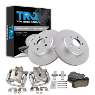 Foto 1 | Kit De Pastillas De Freno Y Rotor Trq Trasero Compatible Con Dodge 2015 - Venta Internacional.