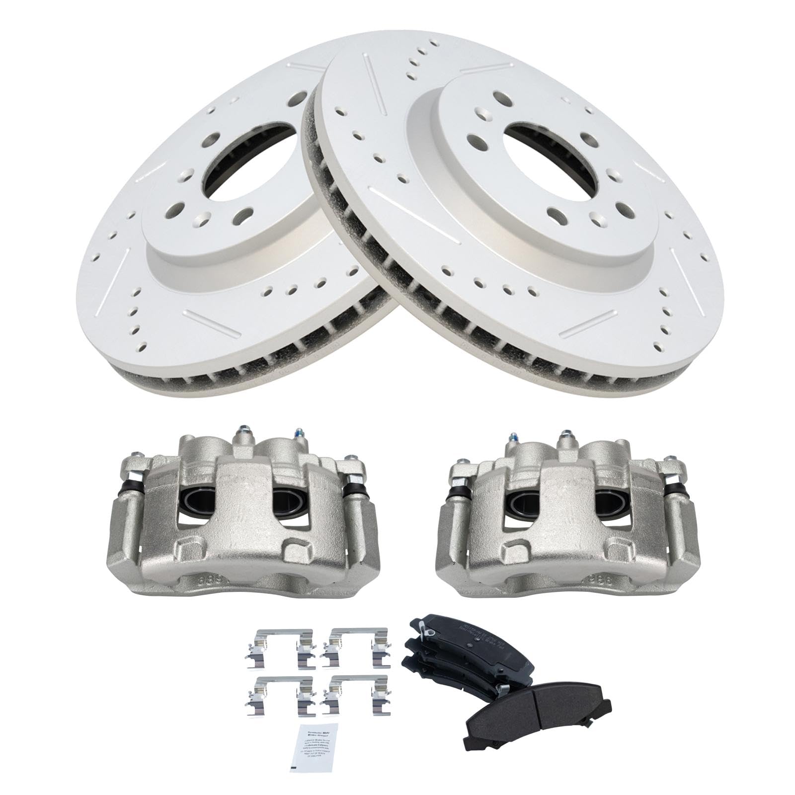 Foto 3 pulgar | Kit de Pastillas de Freno y Rotor TRQ Compatible con Buick Chevrolet - Venta Internacional