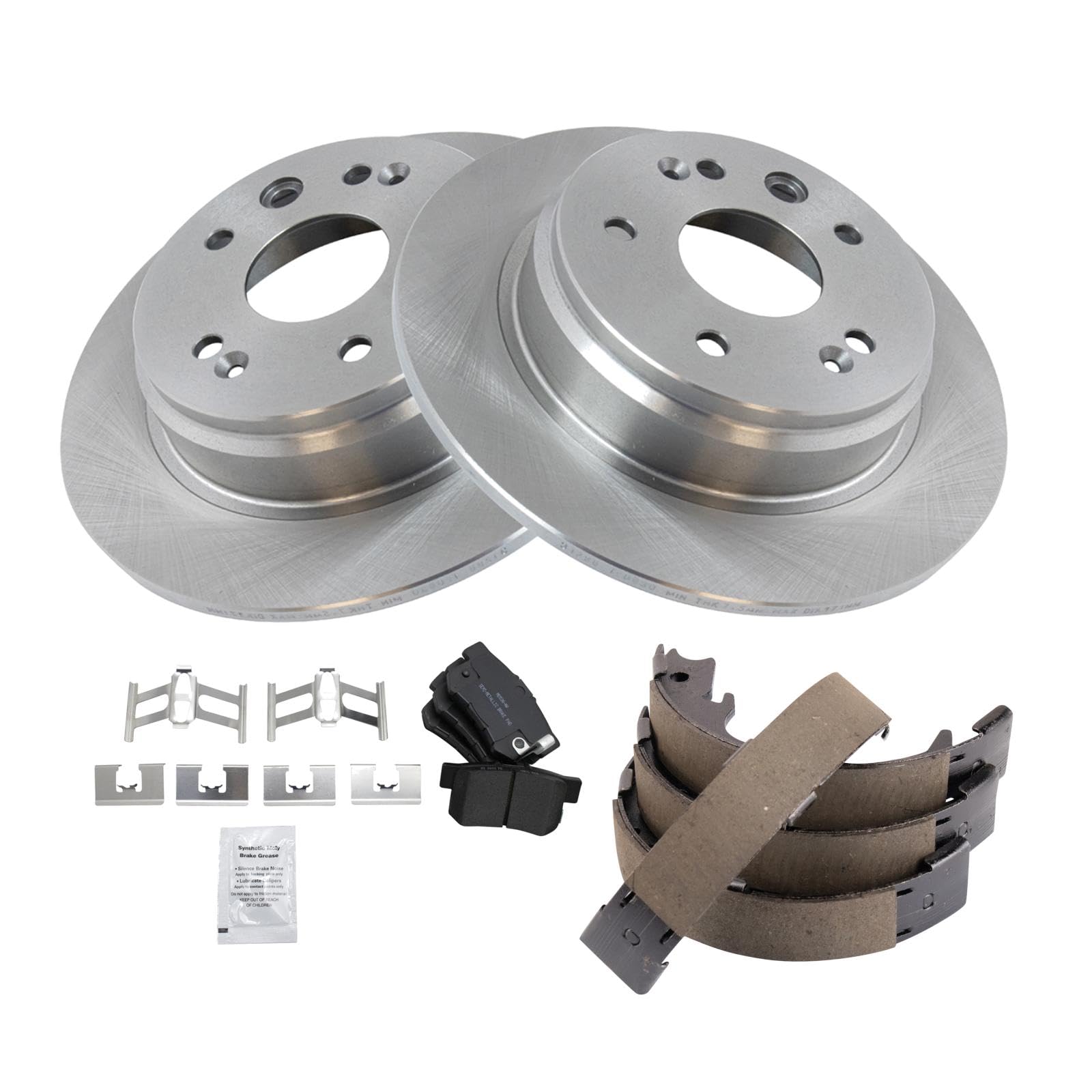 Foto 3 pulgar | Kit De Pastillas Y Rotor De Freno Trq Trasero Semimetálico Acura Tl 99-03 - Venta Internacional.