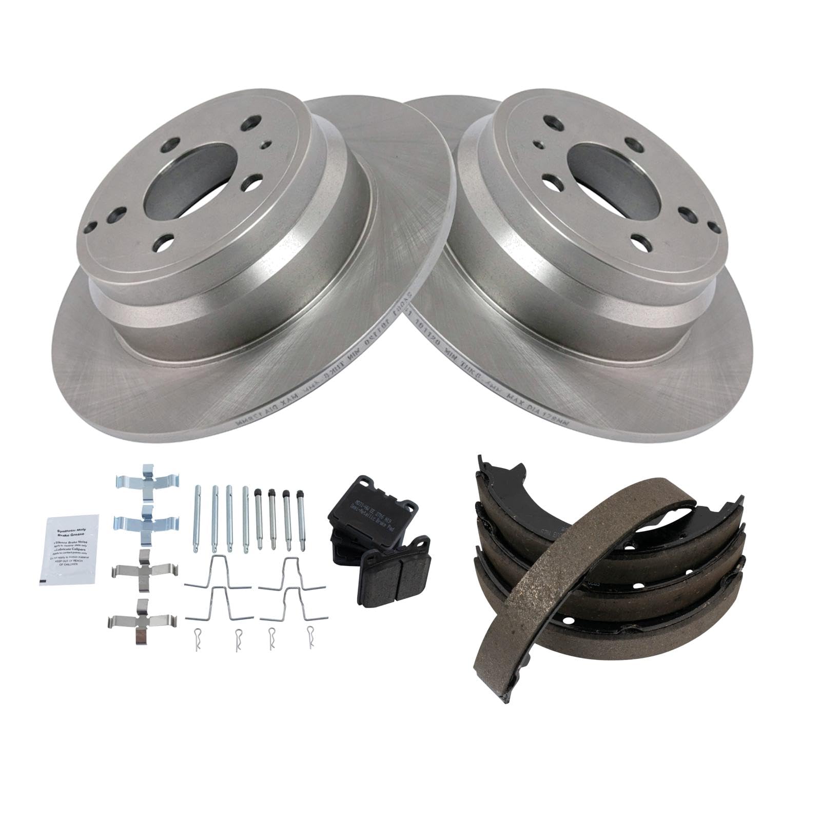 Foto 3 pulgar | Kit De Pastillas De Freno Y Rotor Trq Trasero Semimetálico Para Volvo 850 C70 S70 - Venta Internacional.