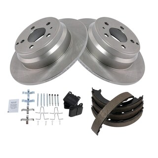 Foto 2 | Kit De Pastillas De Freno Y Rotor Trq Trasero Semimetálico Para Volvo 850 C70 S70 - Venta Internacional.