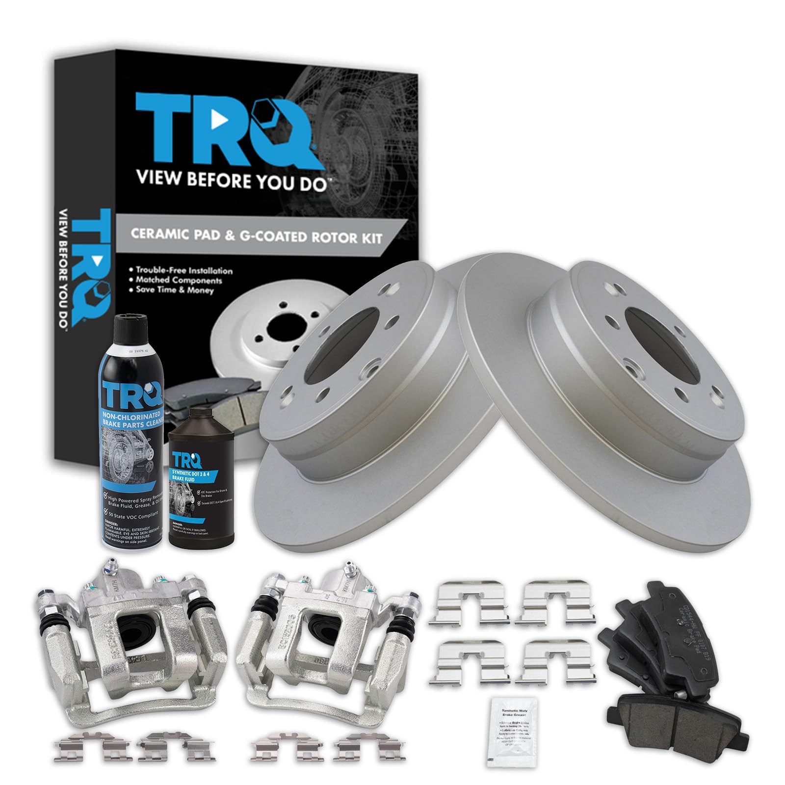 Foto 2 pulgar | Kit De Pastillas De Freno Y Rotor Trq Trasero Para Hyundai Sonata 14-15 Kia Optima De 15 Pulgadas - Venta Internacional.