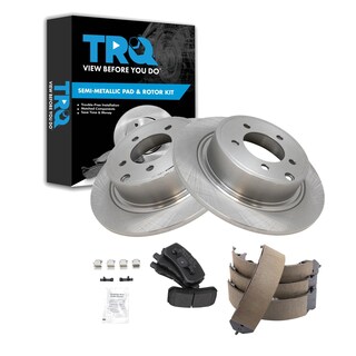 Foto 1 | Kit De Pastillas De Freno Y Rotor Trasero Trq Semimetálico Para Dodge Avenger - Venta Internacional.