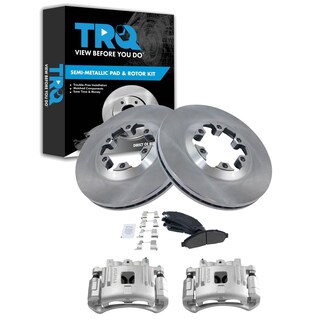 Foto 1 | Kit De Pastillas De Freno Y Rotor Trq Delantero Semimetálico Para Chevrolet - Venta Internacional.