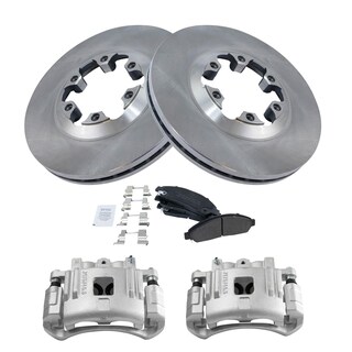 Foto 2 | Kit De Pastillas De Freno Y Rotor Trq Delantero Semimetálico Para Chevrolet - Venta Internacional.