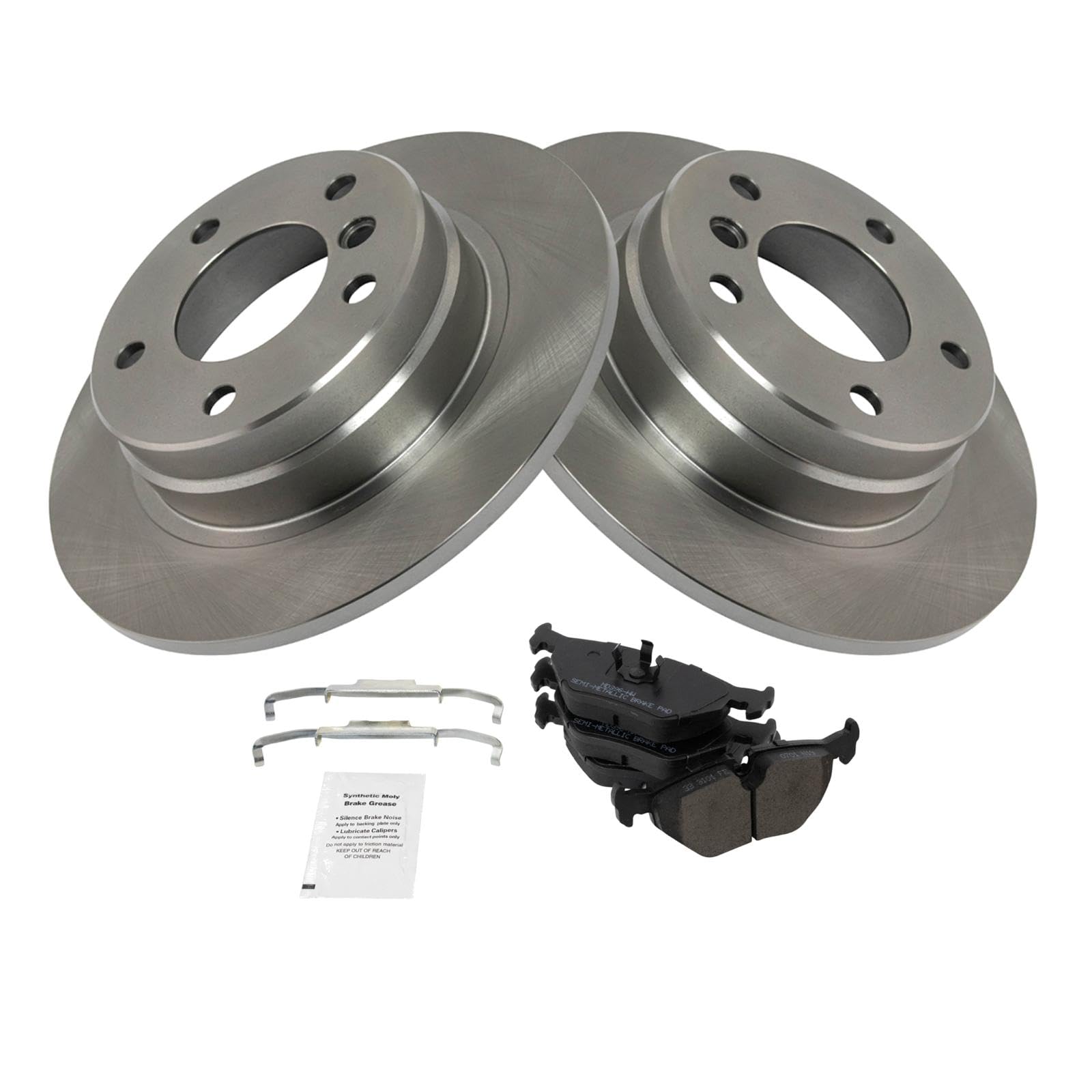 Foto 3 pulgar | Kit De Pastillas De Freno Y Rotor Trq Trasero Semimetálico Para Bmw 318i 92-98 - Venta Internacional.