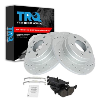 Foto 1 | Kit De Pastillas De Freno Y Rotor Trq Rear Performance Bmw 318i 92-98 - Venta Internacional.