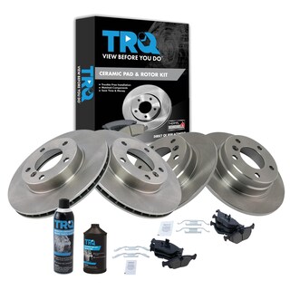 Foto 1 | Kit De Pastillas De Freno Y Rotor Trq Ceramic Para Bmw 323i 328i 1998-1999 - Venta Internacional.