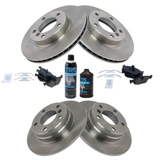 Foto 2 | Kit De Pastillas De Freno Y Rotor Trq Ceramic Para Bmw 323i 328i 1998-1999 - Venta Internacional.