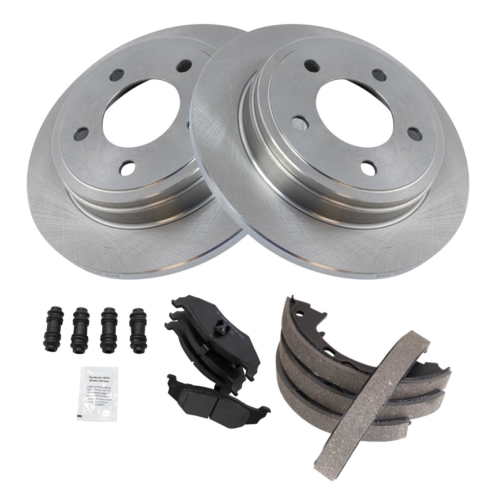 Foto 3 pulgar | Kit De Pastillas De Freno Y Rotor Trq Trasero Para Chrysler Dodge 95-04 - Venta Internacional.