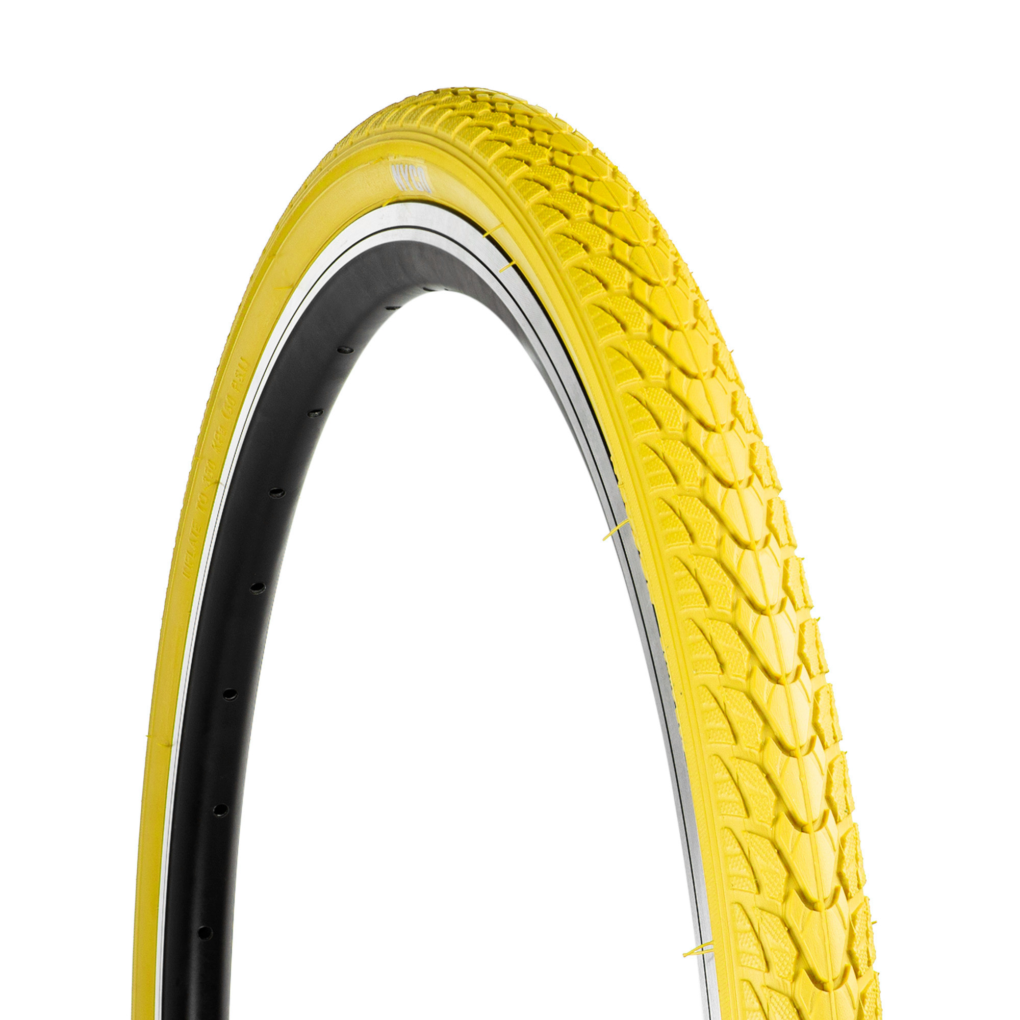 Llanta para Bicicleta R26 X 1.50 Nyco Hy007 color Amarillo