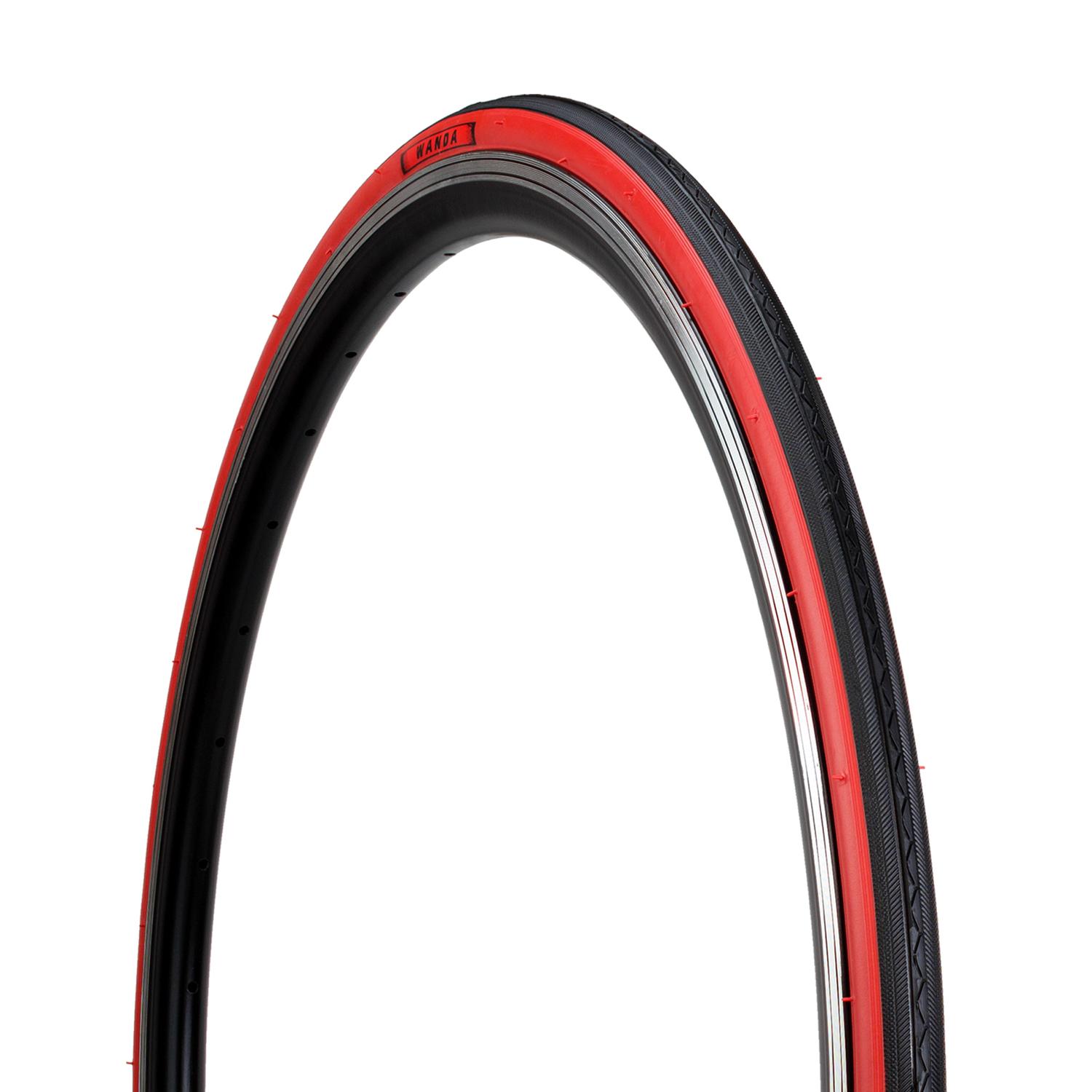 Foto 3 pulgar | Llanta para Bicicleta R700 X 25 Wanda P1076 Wrt color Negro con Rojo