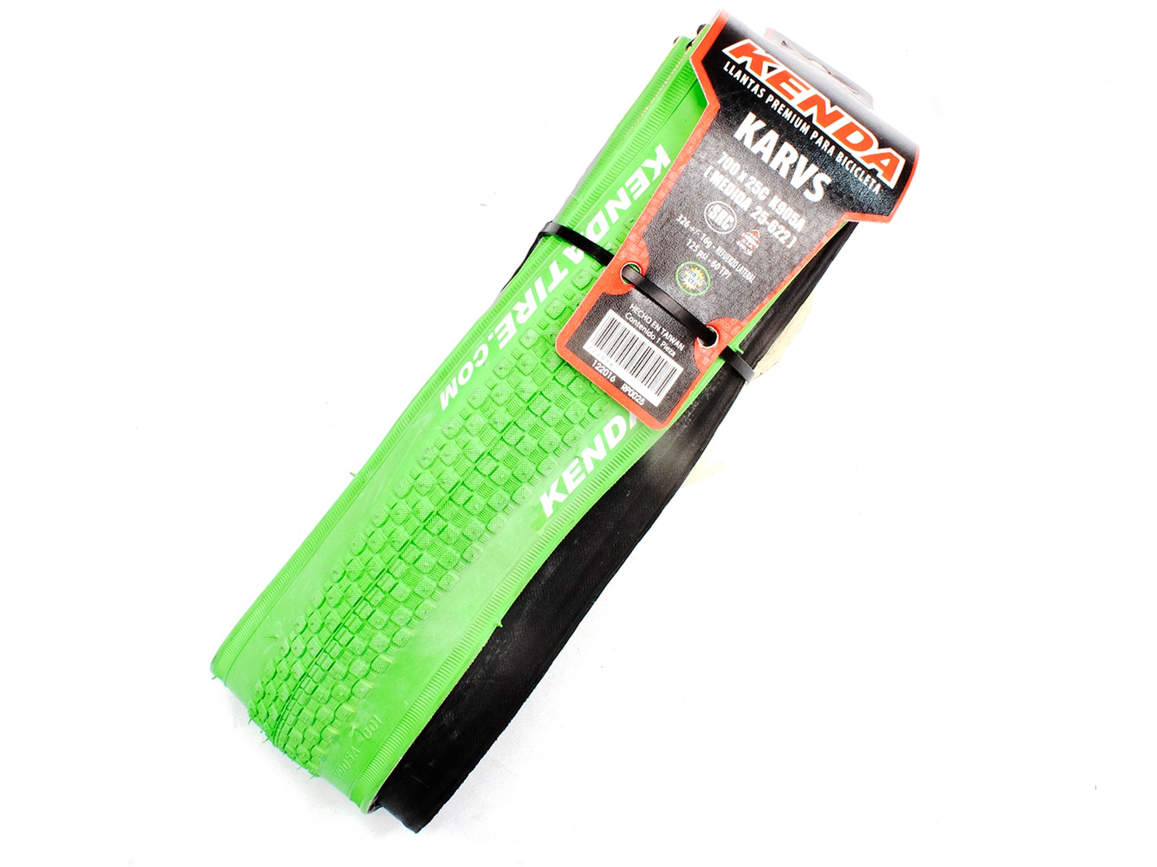 Llanta para Bicicleta R700 X 25c Kenda K905a Karvs color Verde $530