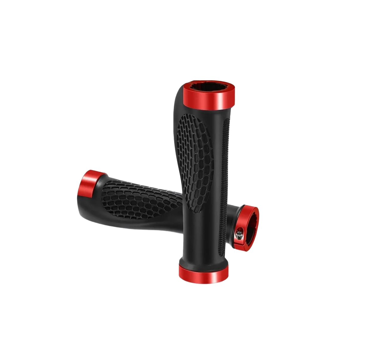 Foto 2 pulgar | Puños para Bicicleta Malubero Agarre Ergonómico Rojo con Negro