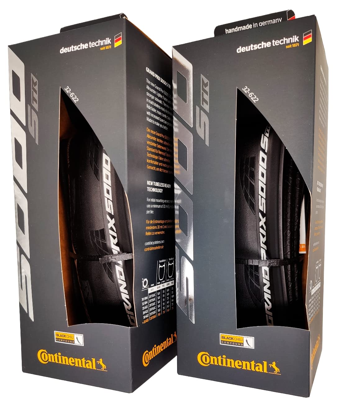 Foto 1 | Neumáticos Continental Grand Prix 5000 S Tr 700x32 sin Cámara Negros - Venta Internacional