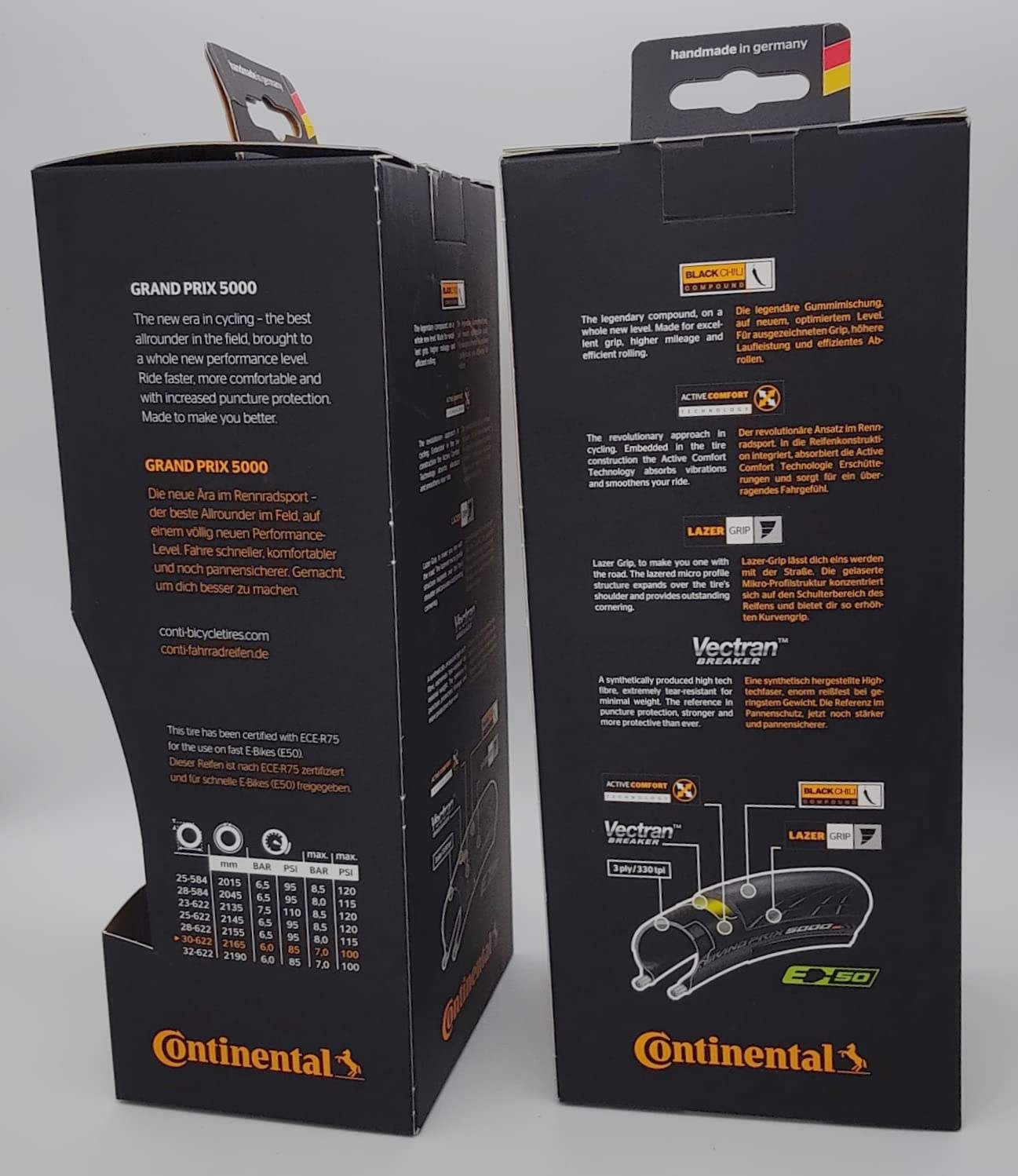Foto 2 | Neumáticos Continental Grand Prix 5000 Road Race 700x30c Negros - Venta Internacional.