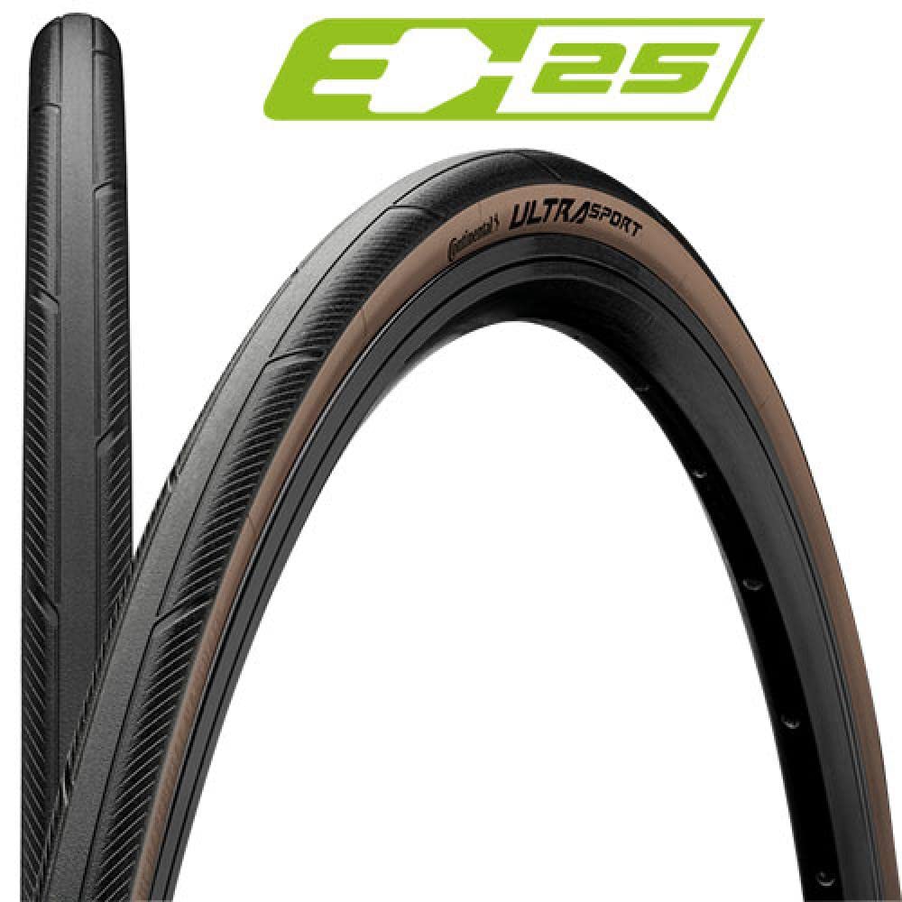 Foto 5 pulgar | Par De Neumáticos Continental Ultra Sport Iii 700x28 Negro/marrón - Venta Internacional.