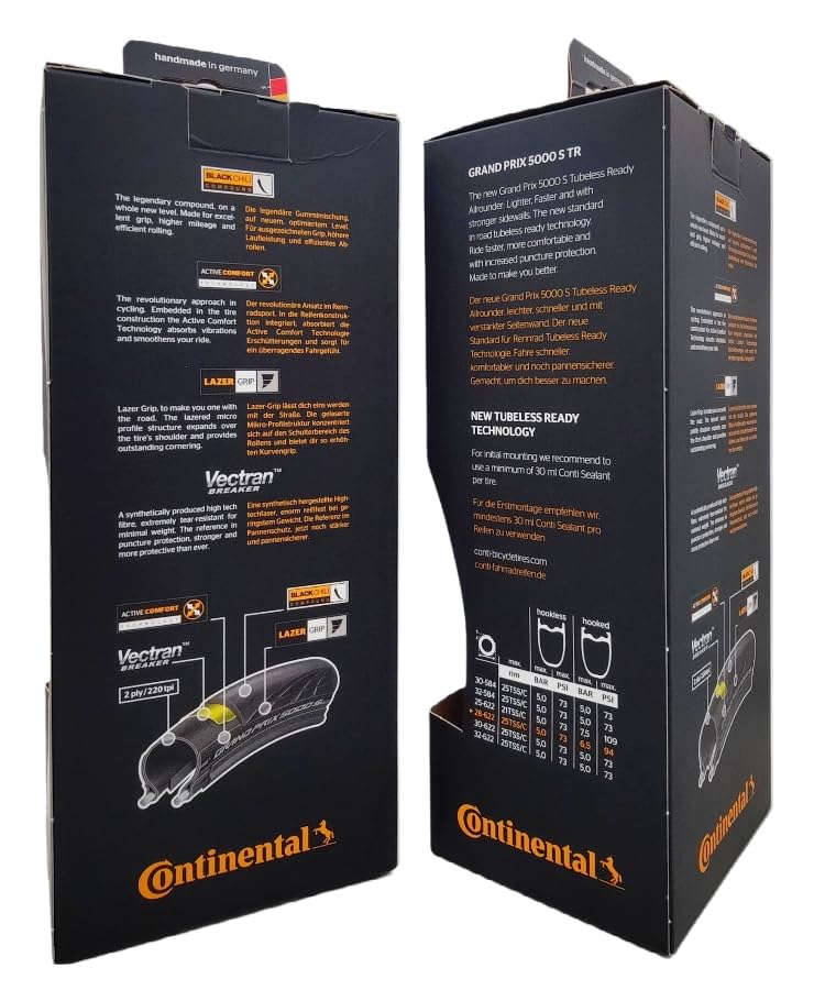 Foto 2 | Neumáticos Continental Grand Prix 5000 S Tr 700x28 Sin Cámara X2 - Venta Internacional.