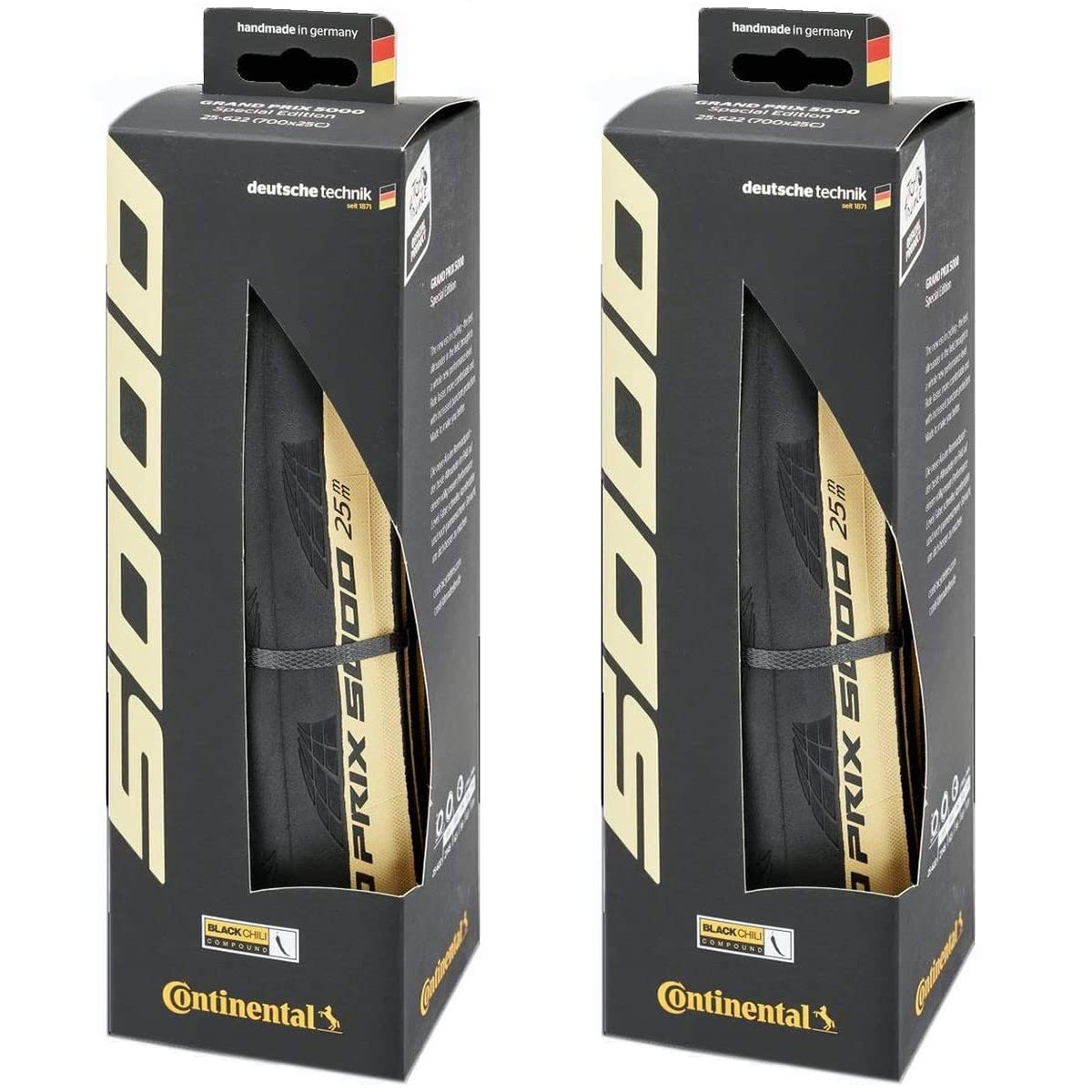 Foto 2 pulgar | Neumático Continental Grand Prix 5000 Clincher 700x28c Negro/crema - Venta Internacional.