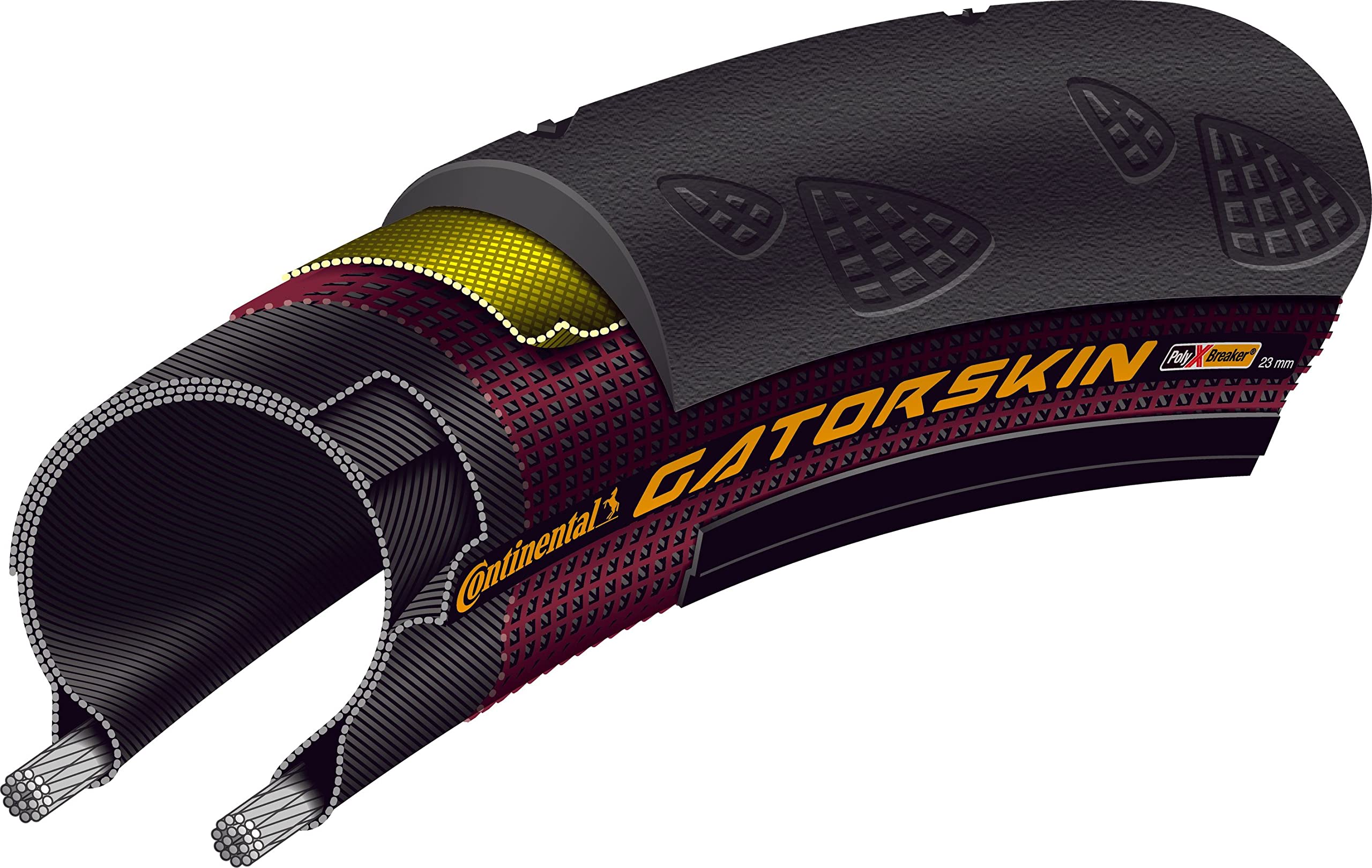 Foto 3 pulgar | Neumático De Bicicleta Continental Ultra Gatorskin 700x25 Plegable Negro - Venta Internacional.