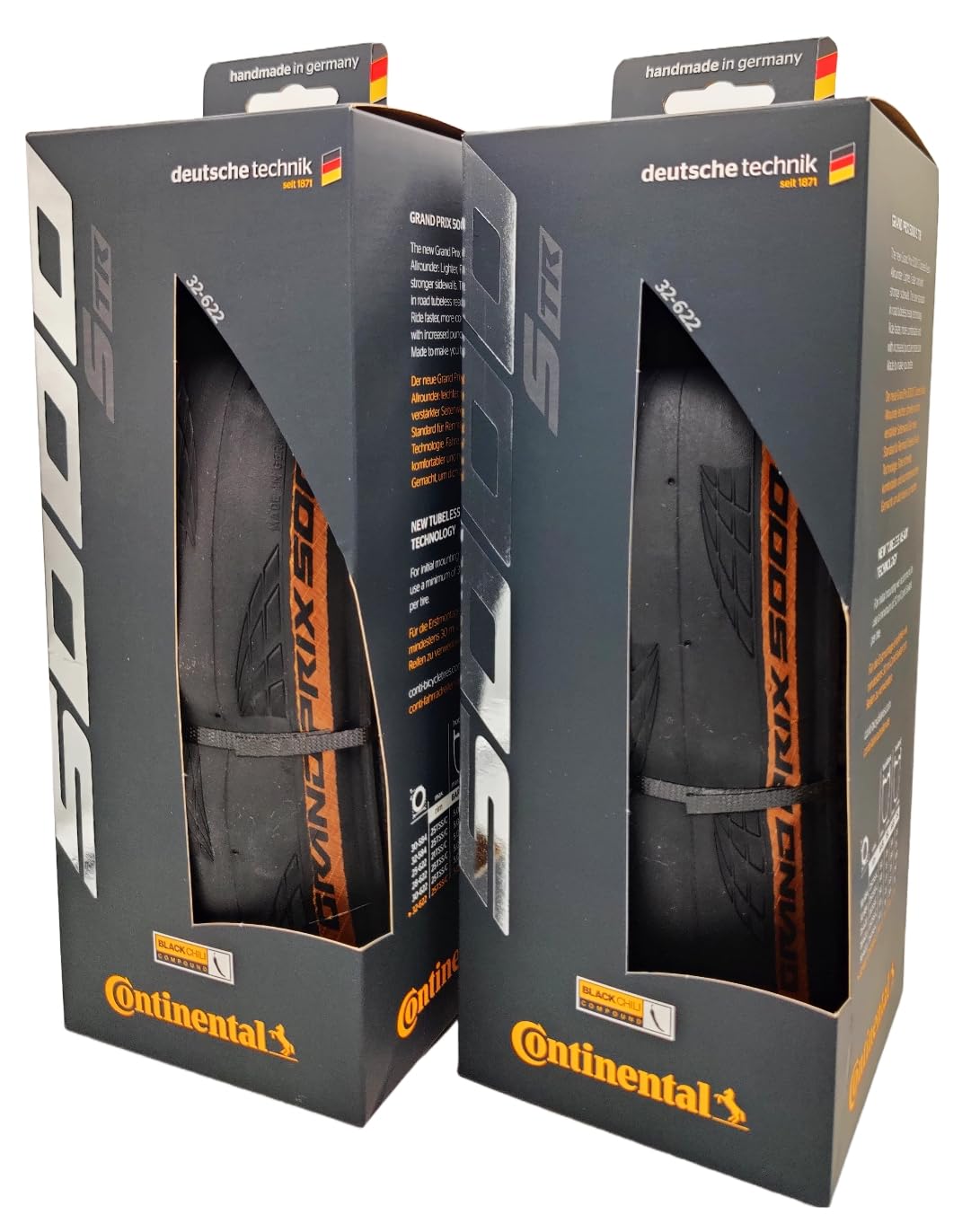 Neumáticos Continental Grand Prix 5000 S Tr 700x32 Sin Cámara X2 - Venta Internacional.