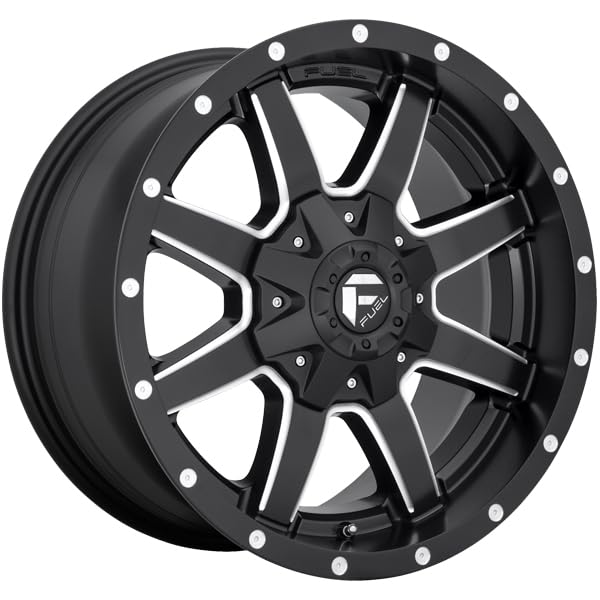 Foto 5 pulgar | Llanta Fuel Off-road D538 Maverick 20x9 Negra Mate Fresada - Venta Internacional.